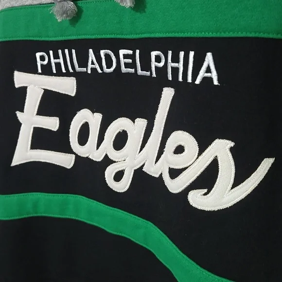 Mitchell & Ness NFL Throwback Philadelphia Eagles Hoodie 4XLT – Rare Big & Tall Sweatshirts & Hoodies